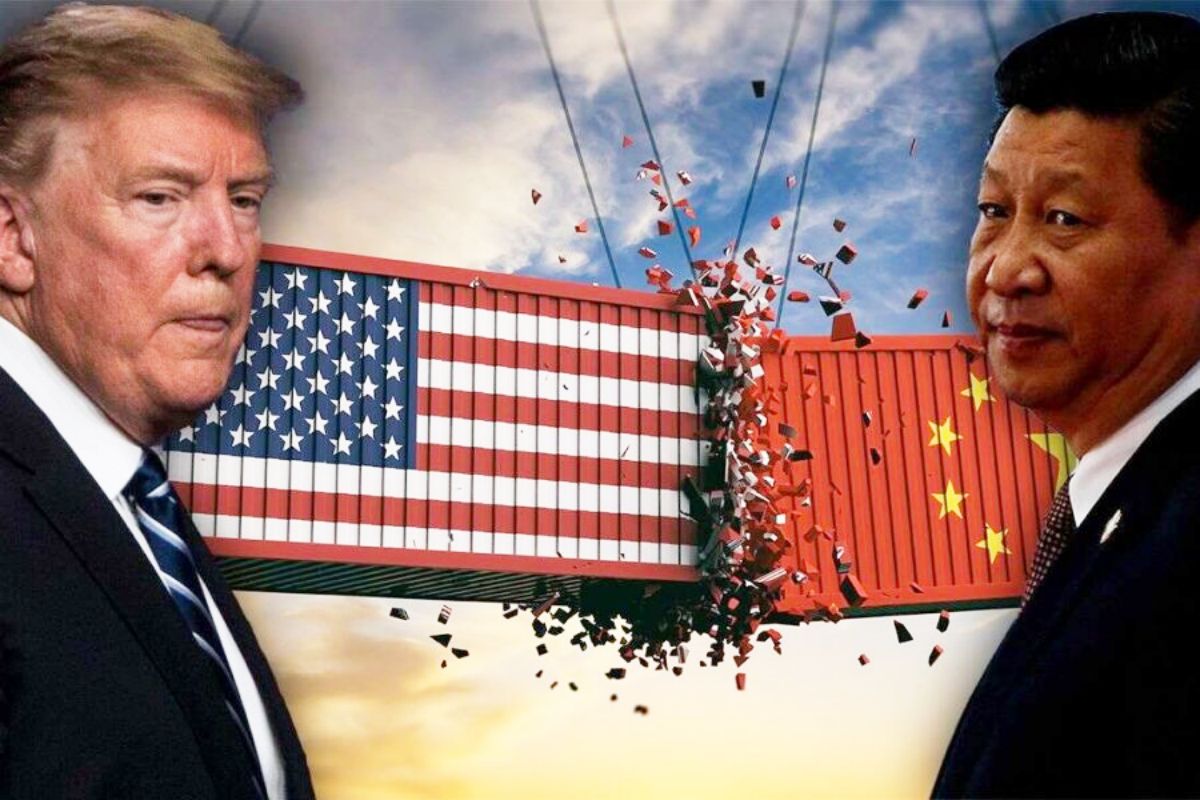 Ответ китая америке. Торговая война США И Китая. Китай против США. Война Китая и США. КНР И США.
