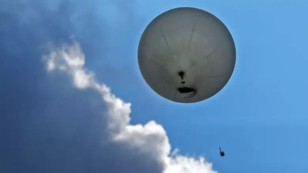 фото летающих шаров в небе